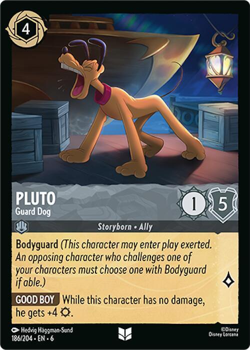 Pluto - Guard Dog 186/204 card from Azurite Sea