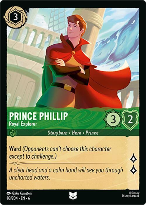 Prince Phillip - Royal Explorer 83/204 card from Azurite Sea