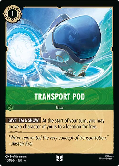 Transport Pod 100/204 card from Azurite Sea