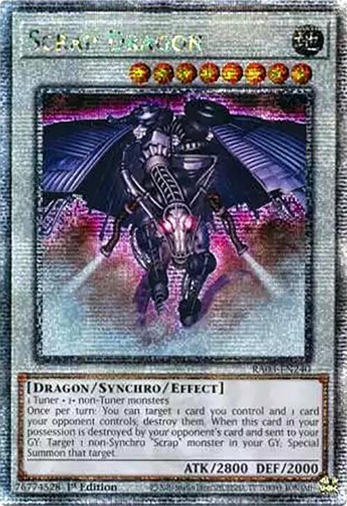 Scrap Dragon (Quarter Century Secret Rare) RA03-EN240 card from Quarter Century Bonanza