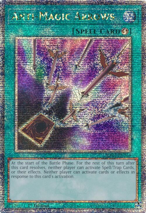 Anti-Magic Arrows (Quarter Century Secret Rare) RA03-EN264 card from Quarter Century Bonanza