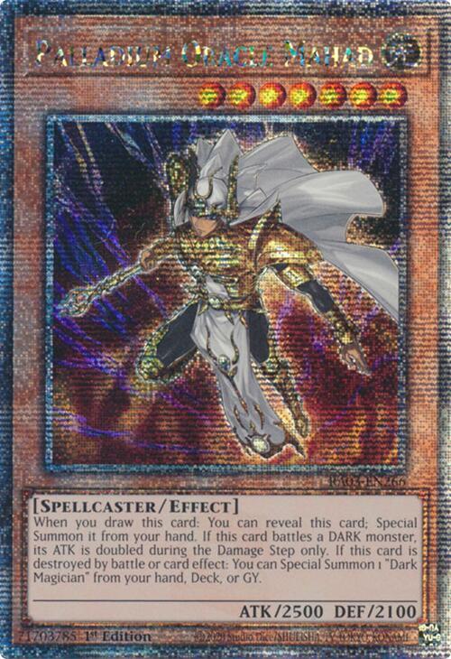 Palladium Oracle Mahad (Quarter Century Secret Rare) RA03-EN266 card from Quarter Century Bonanza