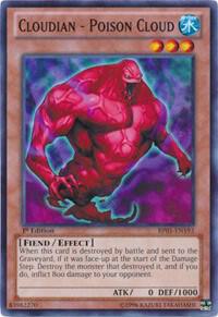 Cloudian - Poison Cloud BP01-EN193 card from Battle Pack: Epic Dawn