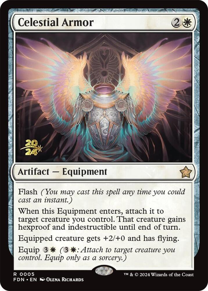 Celestial Armor 5 card from Prerelease Cards
