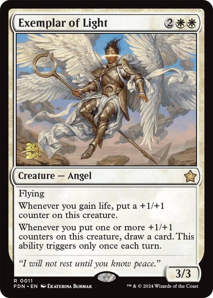 Exemplar of Light 11 card from Prerelease Cards