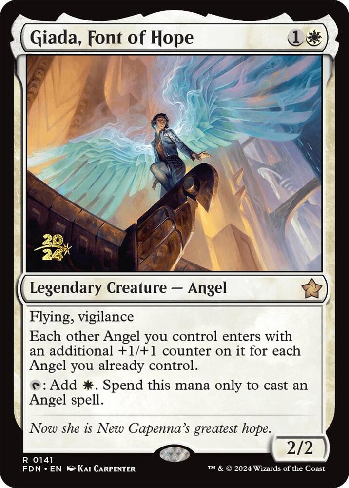 Giada, Font of Hope (FDN) 141 card from Prerelease Cards