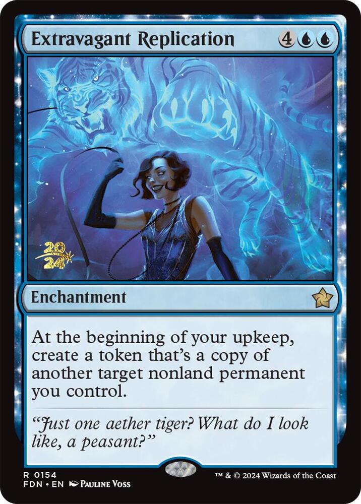 Extravagant Replication 154 card from Prerelease Cards