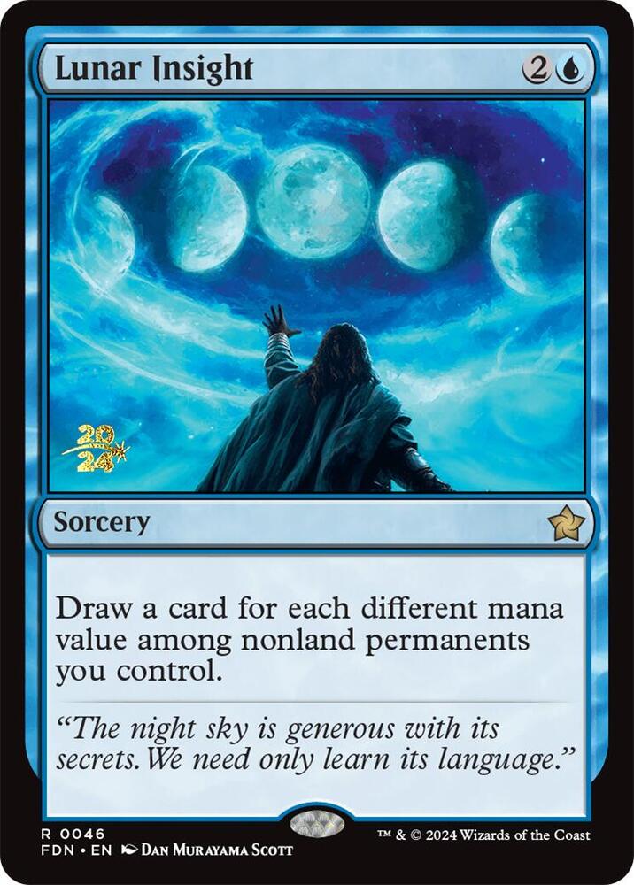 Lunar Insight 46 card from Prerelease Cards