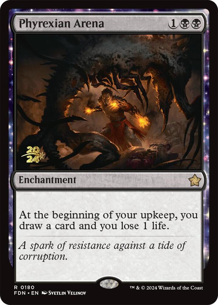 Phyrexian Arena (FDN) 180 card from Prerelease Cards