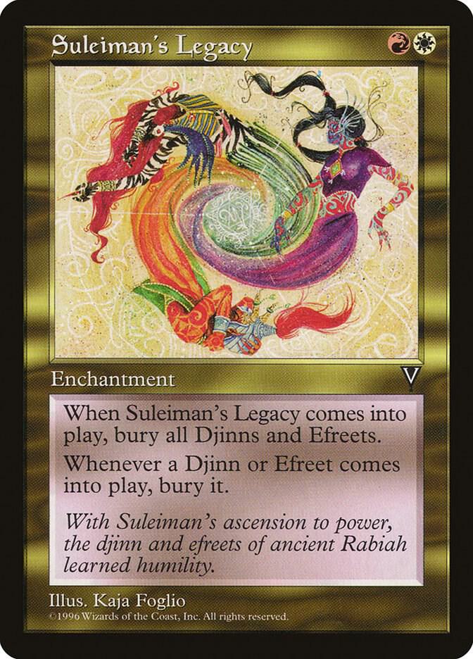 Suleiman's Legacy card from Visions