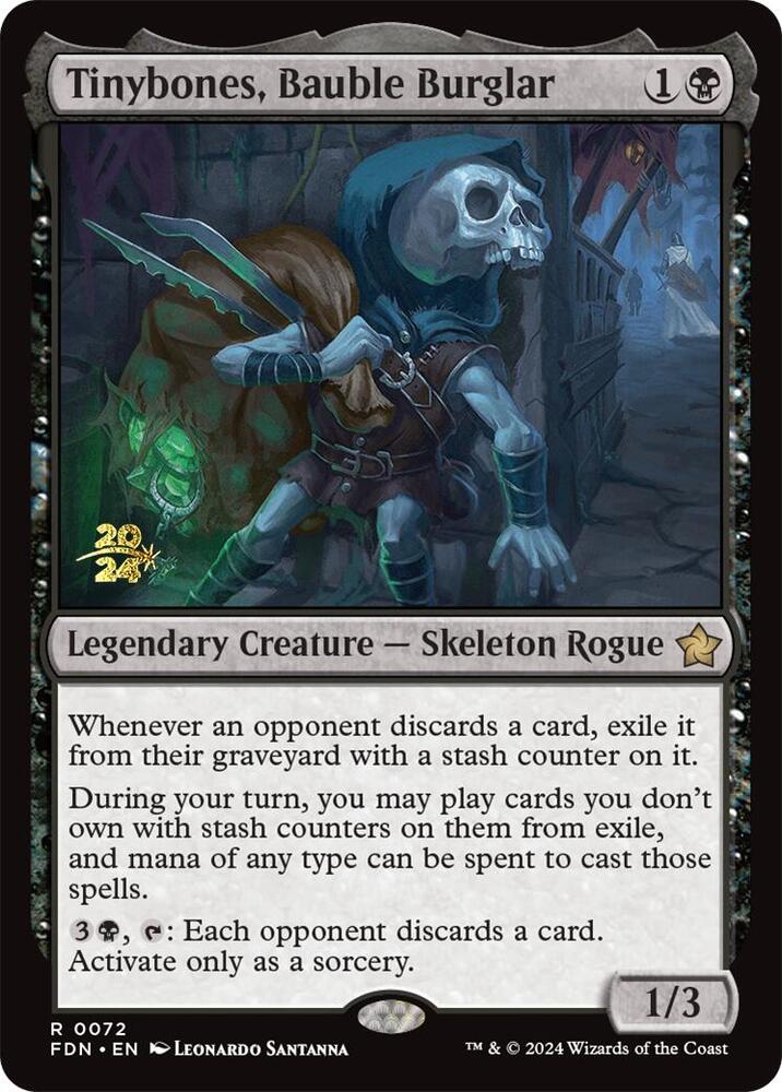 Tinybones, Bauble Burglar 72 card from Prerelease Cards