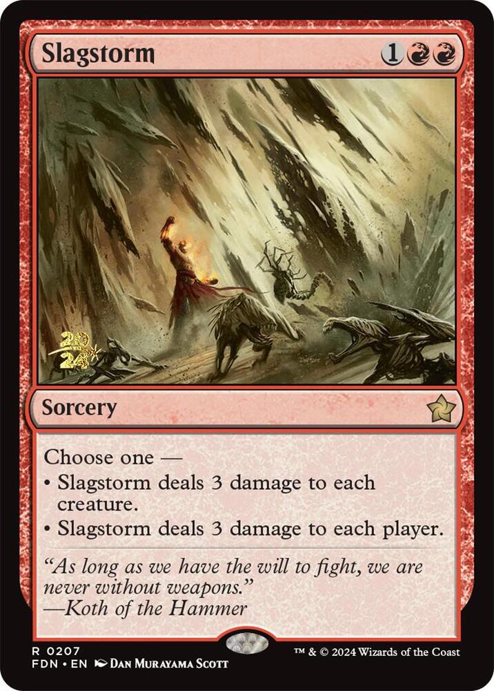 Slagstorm 207 card from Prerelease Cards