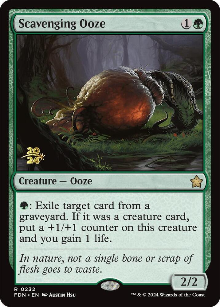 Scavenging Ooze (FDN) 232 card from Prerelease Cards