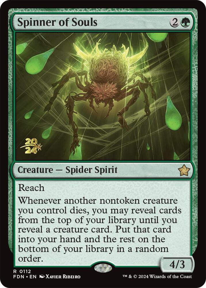 Spinner of Souls 112 card from Prerelease Cards