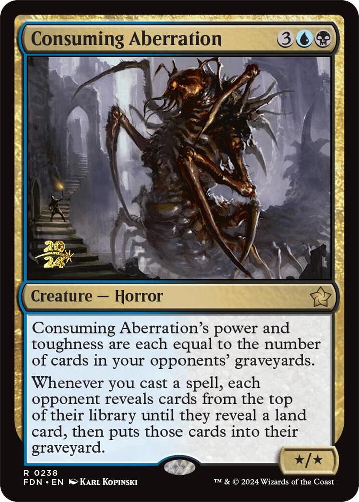 Consuming Aberration (FDN) 238 card from Prerelease Cards