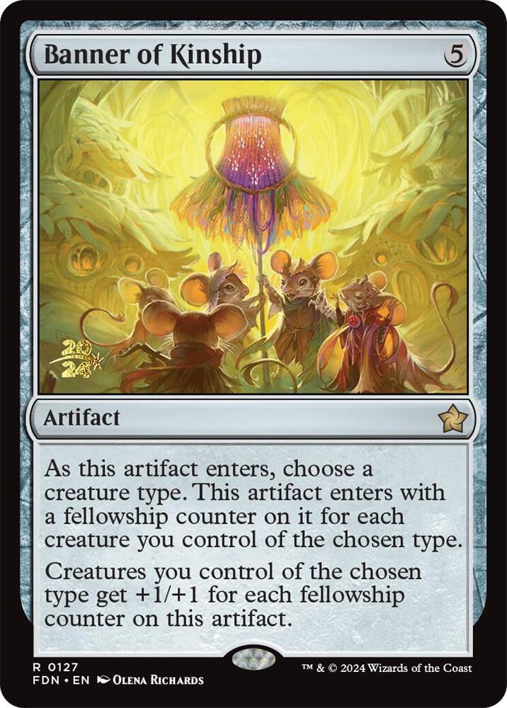 Banner of Kinship 127 card from Prerelease Cards