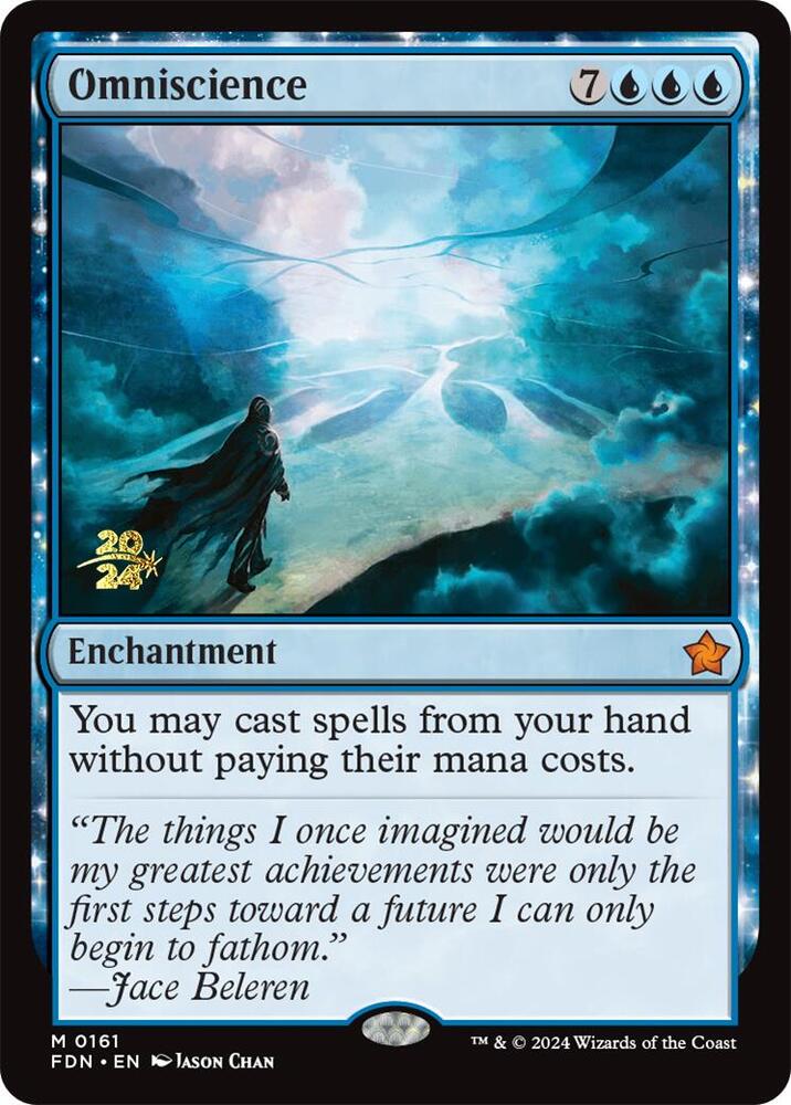 Omniscience (FDN) 161 card from Prerelease Cards