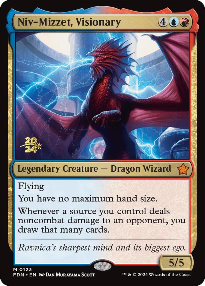 Niv-Mizzet, Visionary 123 card from Prerelease Cards