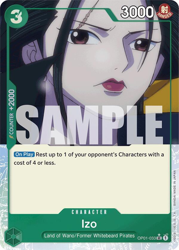 Izo (Full Art) OP01-033 card from Premium Booster -The Best-