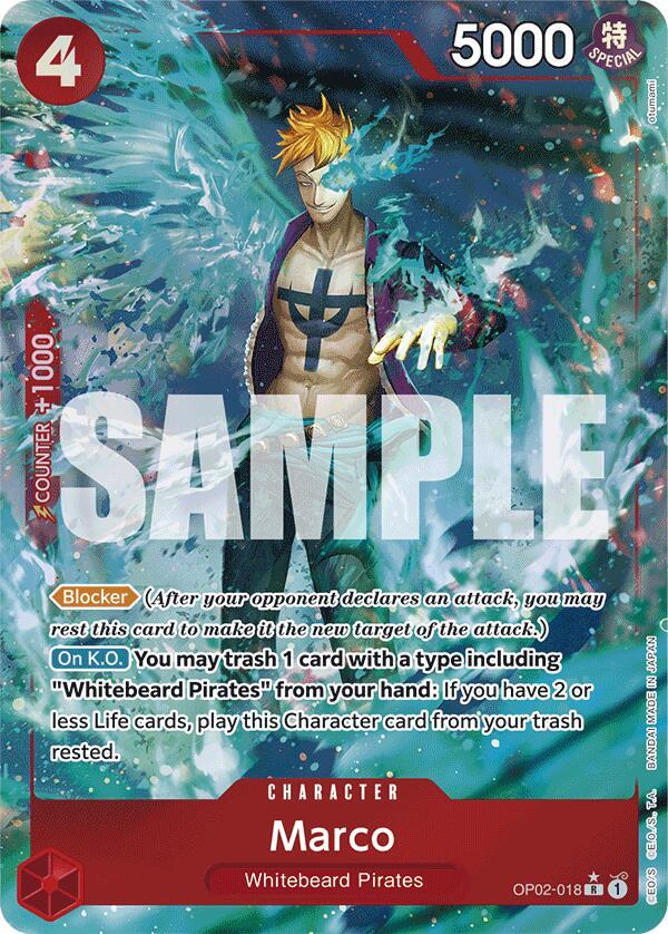 Marco (Full Art) OP02-018 card from Premium Booster -The Best-