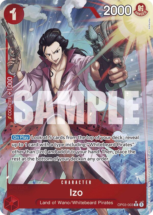 Izo (Full Art) OP03-003 card from Premium Booster -The Best-