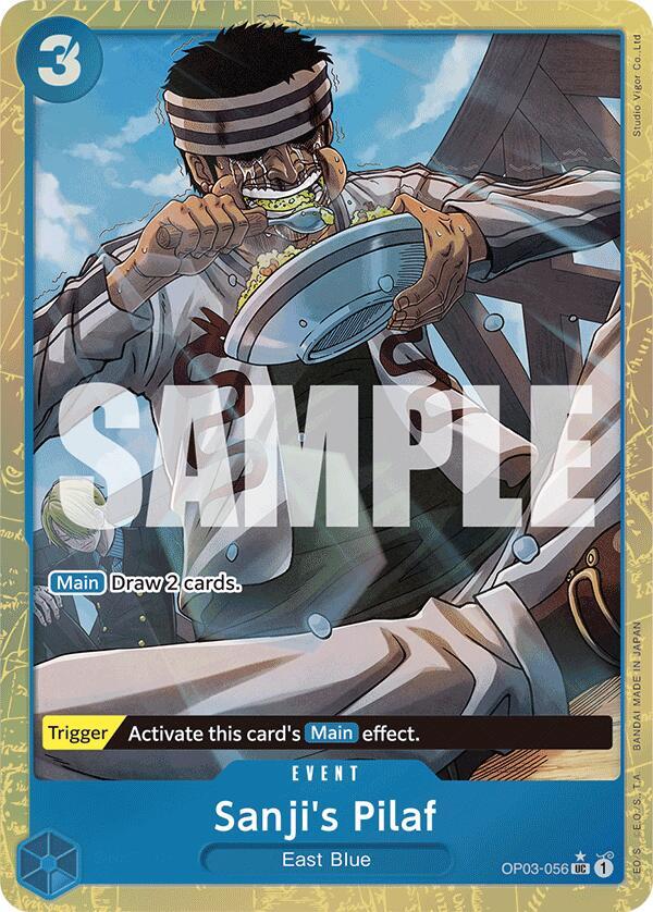 Sanji's Pilaf (Alternate Art) OP03-056 card from Premium Booster -The Best-