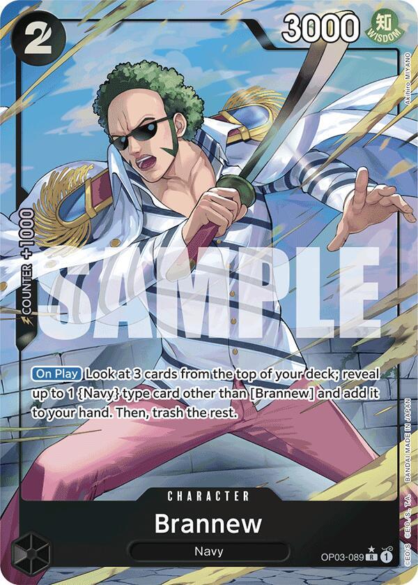 Brannew (Alternate Art) OP03-089 card from Premium Booster -The Best-