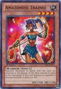 Amazoness Trainee BP01-EN213 card from Battle Pack: Epic Dawn
