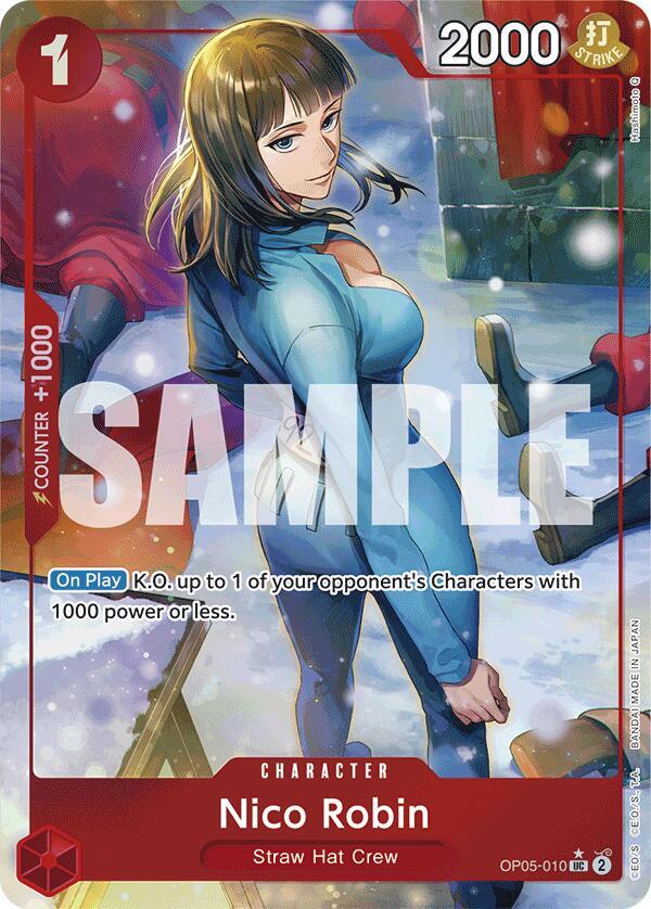 Nico Robin (Full Art) OP05-010 card from Premium Booster -The Best-