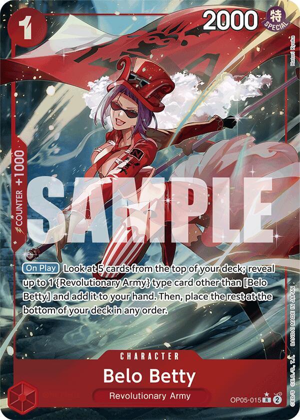 Belo Betty (Full Art) OP05-015 card from Premium Booster -The Best-