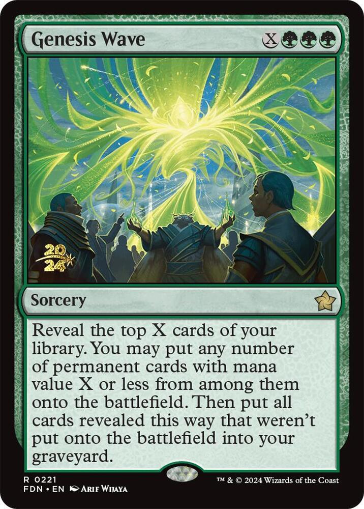 Genesis Wave 221 card from Prerelease Cards