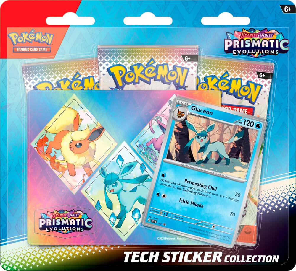 Prismatic Evolutions Tech Sticker Collection [Glaceon] card from SV: Prismatic Evolutions
