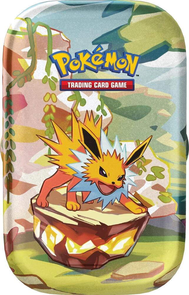 Prismatic Evolutions Mini Tin [Jolteon] card from SV: Prismatic Evolutions