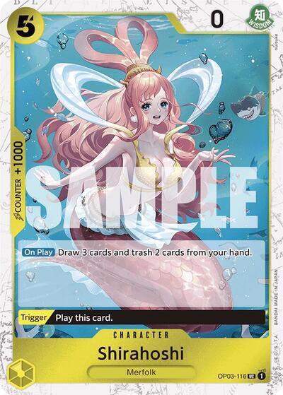 Shirahoshi (Jolly Roger Foil) OP03-116 card from Premium Booster -The Best-