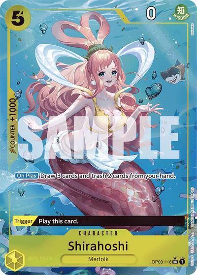 Shirahoshi (Full Art) OP03-116 card from Premium Booster -The Best-