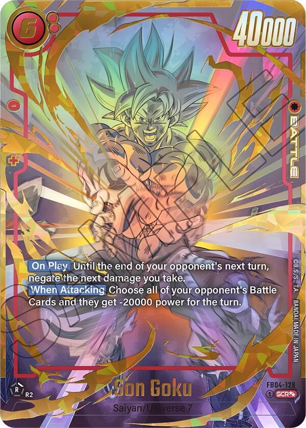 Son Goku (Super Alternate Art) FB04-129 card from Ultra Limit