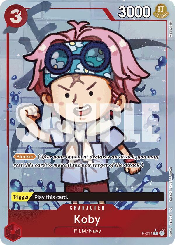 Koby (Full Art) P-014 card from Premium Booster -The Best-