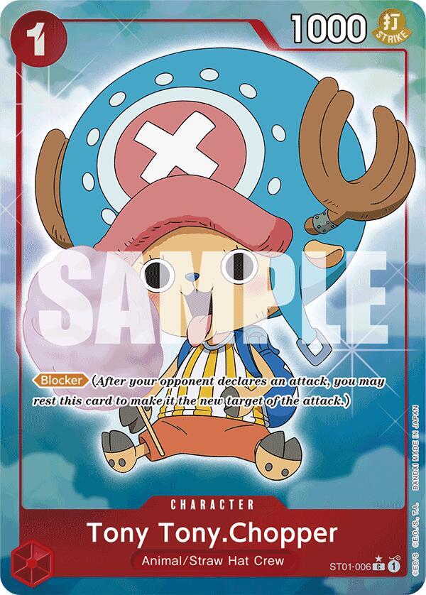 Tony Tony.Chopper (Full Art) ST01-006 card from Premium Booster -The Best-