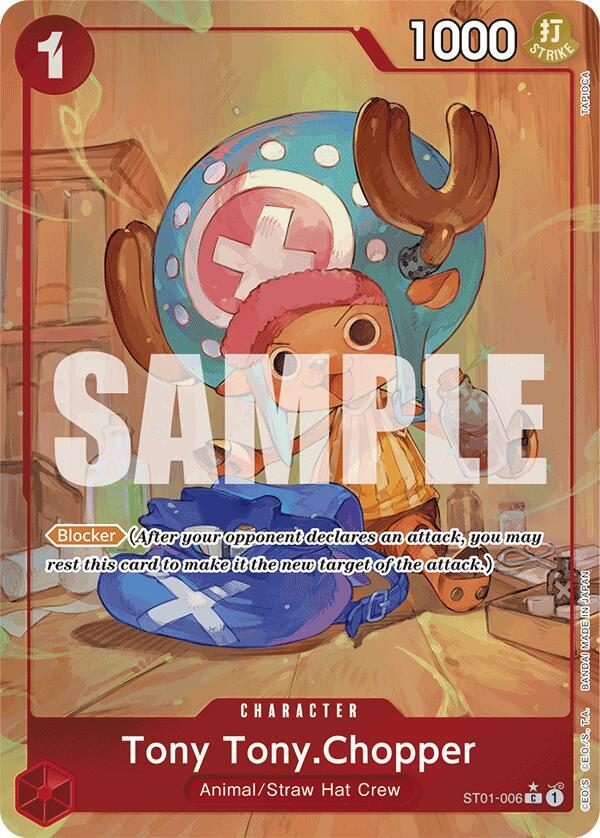 Tony Tony.Chopper (Alternate Art) ST01-006 card from Premium Booster -The Best-