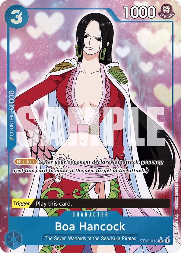 Boa Hancock (Full Art) ST03-013 card from Premium Booster -The Best-