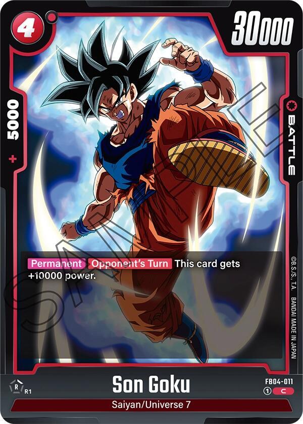 Son Goku FB04-011 card from Ultra Limit