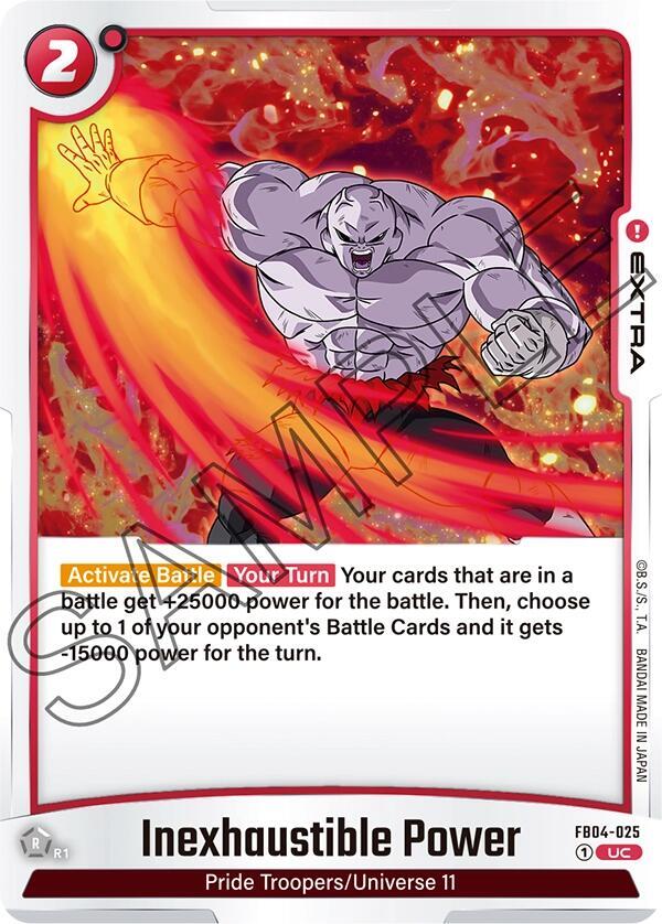 Inexhaustible Power FB04-025 card from Ultra Limit