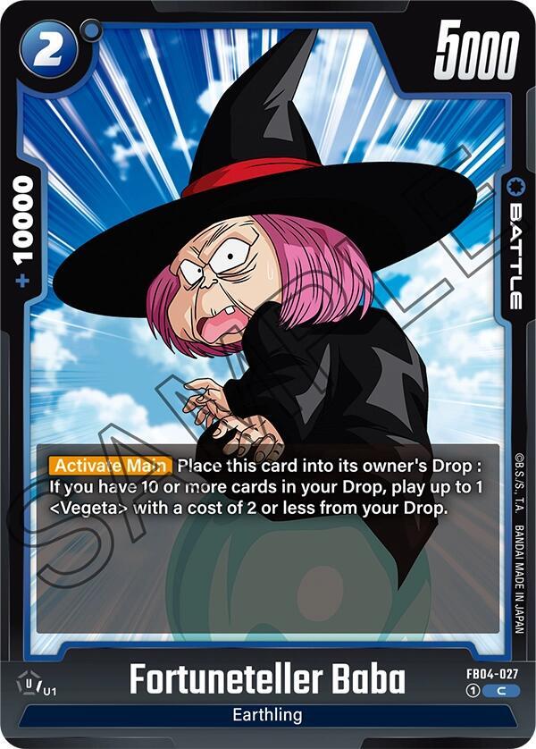 Fortuneteller Baba FB04-027 card from Ultra Limit