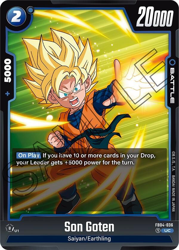 Son Goten FB04-036 card from Ultra Limit