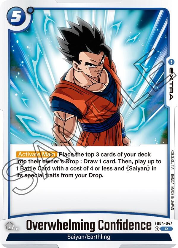 Overwhelming Confidence FB04-047 card from Ultra Limit