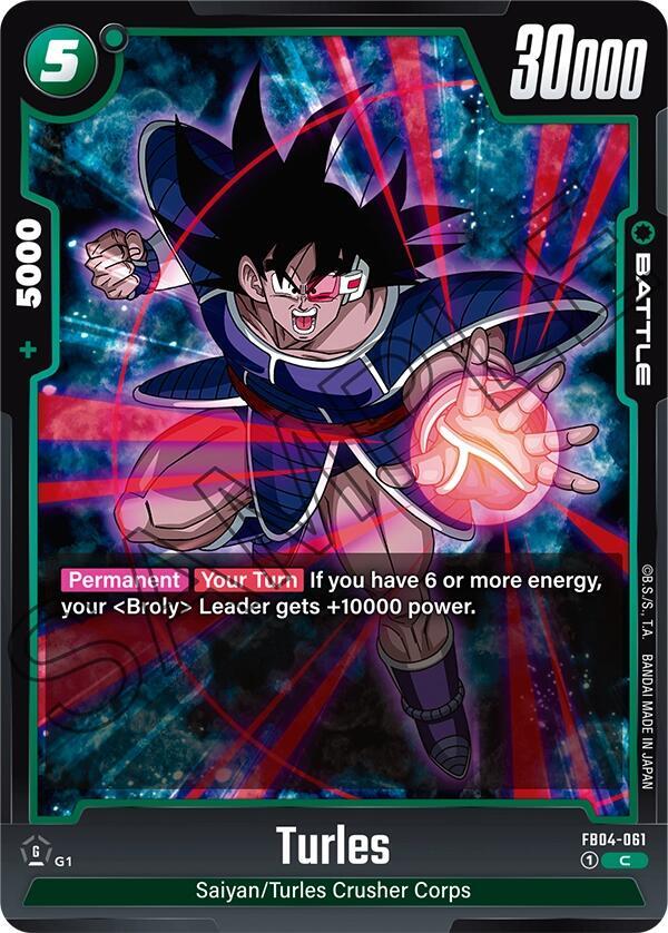Turles FB04-061 card from Ultra Limit