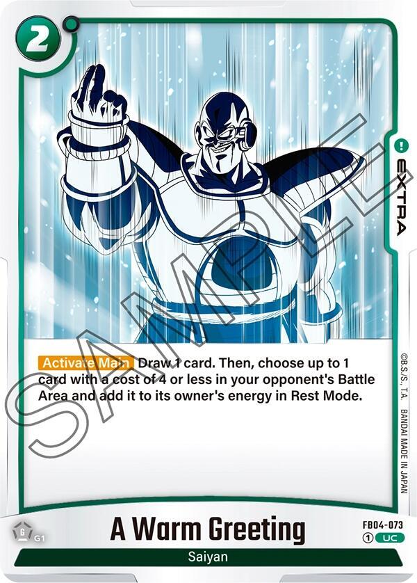A Warm Greeting FB04-073 card from Ultra Limit