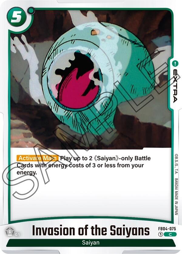 Invasion of the Saiyans FB04-075 card from Ultra Limit