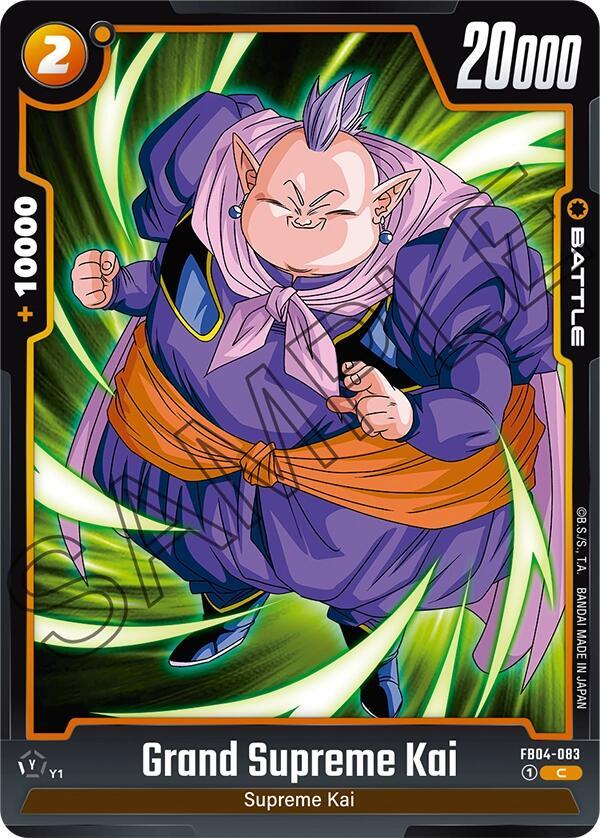 Grand Supreme Kai FB04-083 card from Ultra Limit