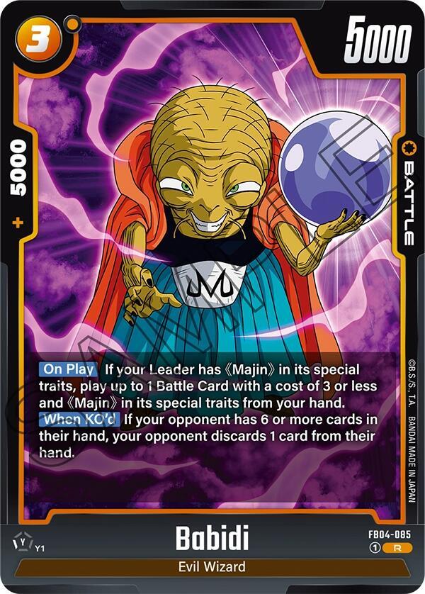 Babidi FB04-085 card from Ultra Limit